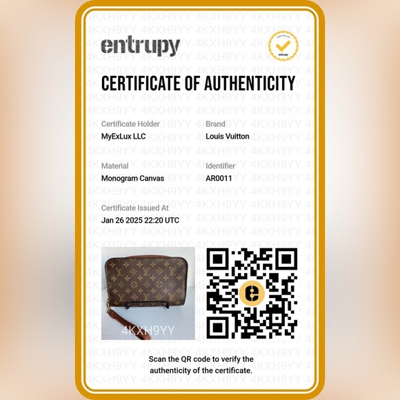 Authentic Louis Vuitton Monogram Orsay Clutch w/COA - Picture 2 of 11